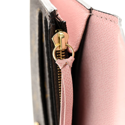 Louis Vuitton Monogram Emilie Wallet Rose Ballerine 8 of 10