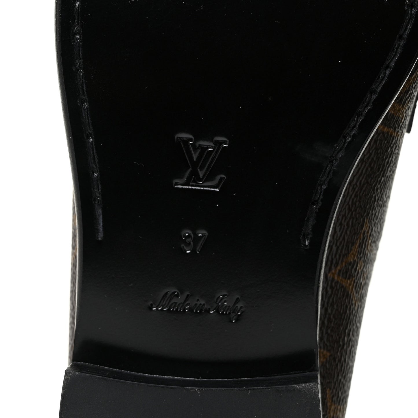 Monogram Chess Flat Loafer 37