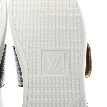 Louis Vuitton Calfskin Monogram Frontrow Sneaker 39.5 White 10 of 11