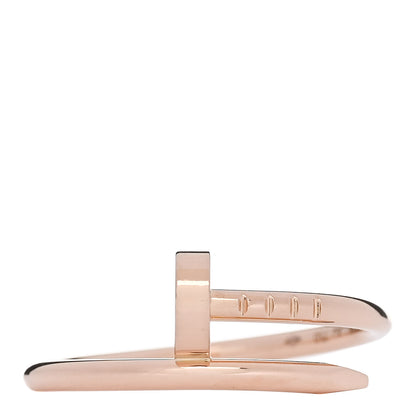Cartier 18K Pink Gold Small Juste Un Clou Ring 53 6.5 1 of 5
