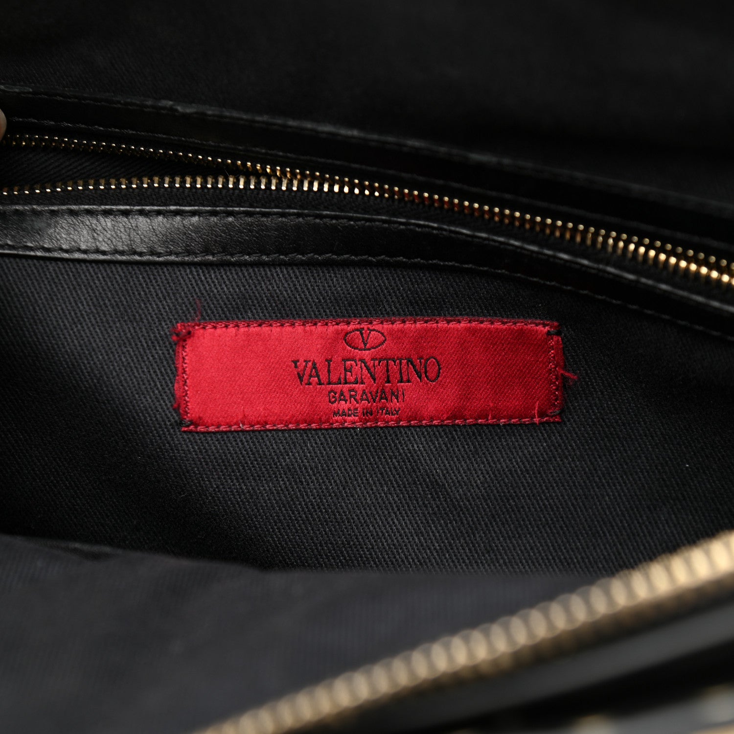 Valentino Garavani Vitello Rockstud Dome Shopper Black 10 of 15