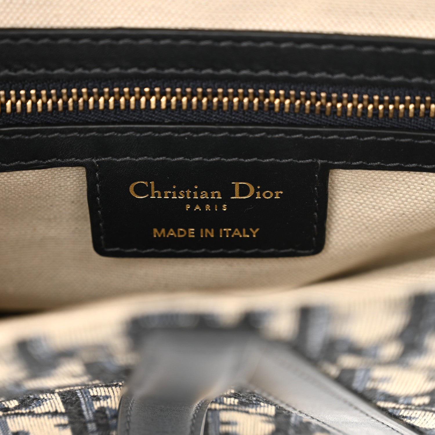 Christian Dior Oblique Saddle Bag Blue 6 of 10