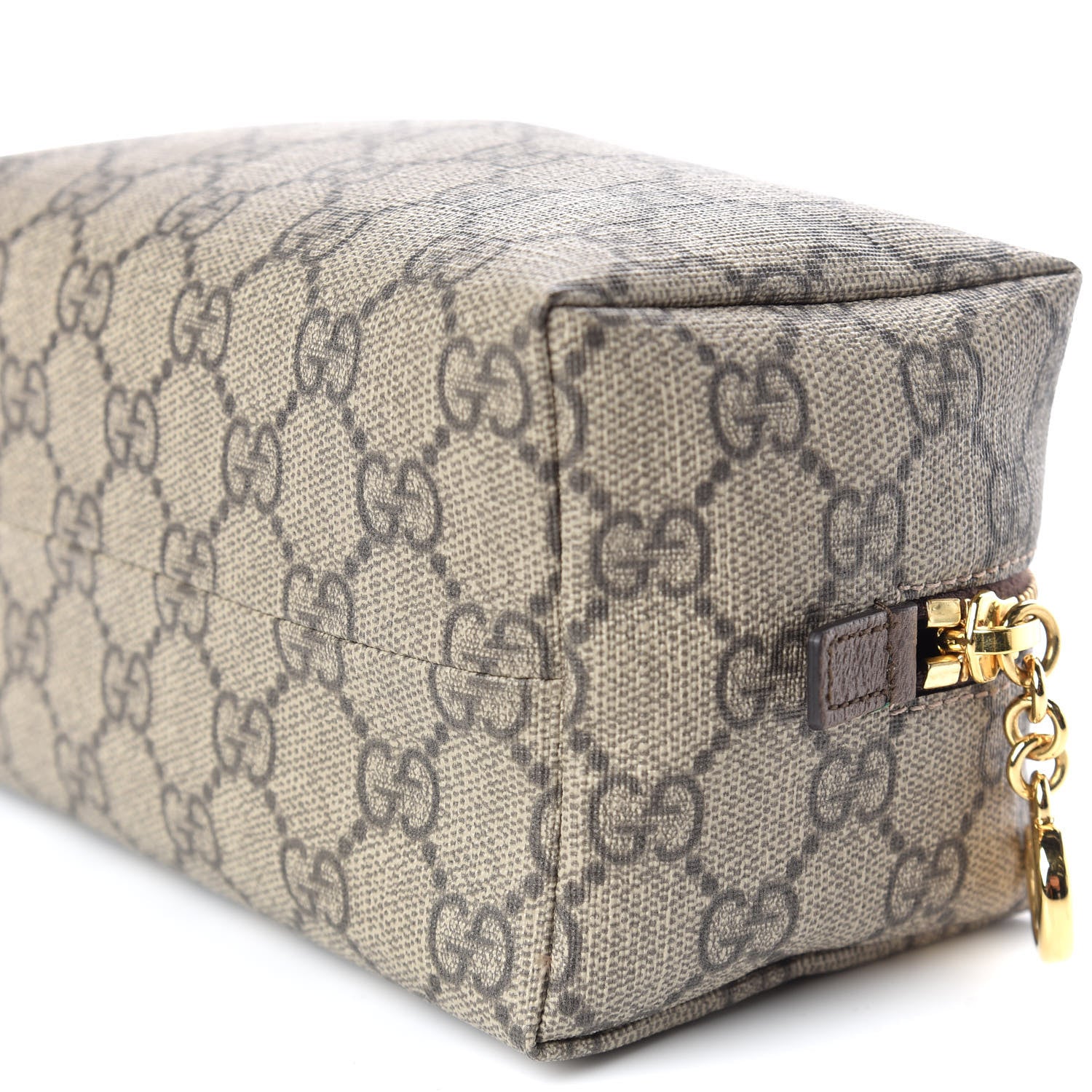 Gucci Soft GG Supreme Monogram Calfskin Medium Ophidia Cosmetic Case Beige Ebony New Acero 6 of 9