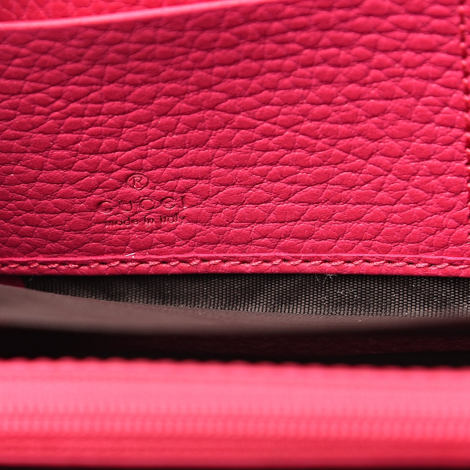 Gucci Dollar Calfskin GG Marmont Zip Around Wallet Box Pink 5 of 6