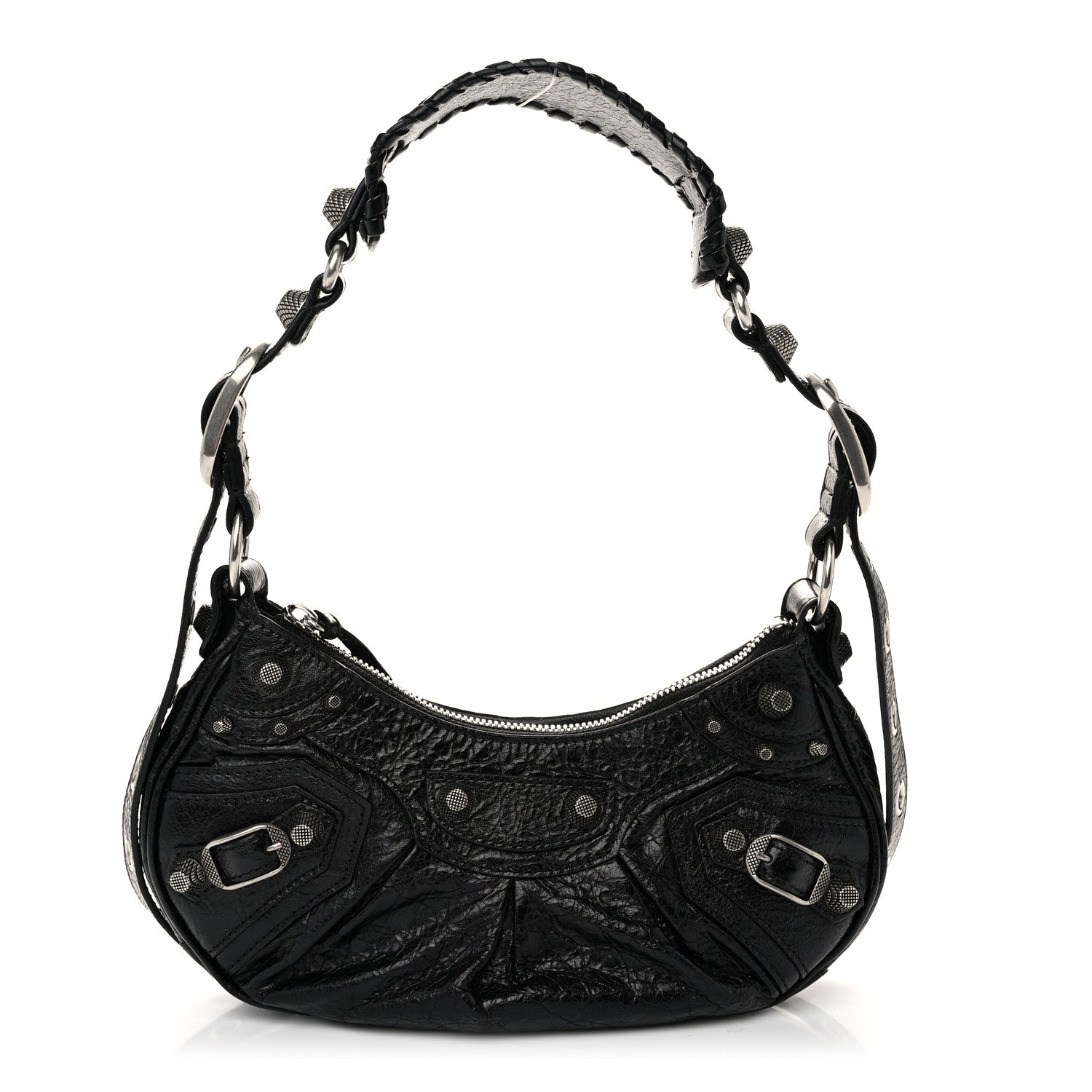 Balenciaga Agneau Arena Le Cagole Shoulder Bag XS Black 1 of 12