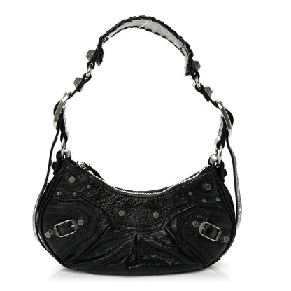 Balenciaga Agneau Arena Le Cagole Shoulder Bag XS Black 1 of 12