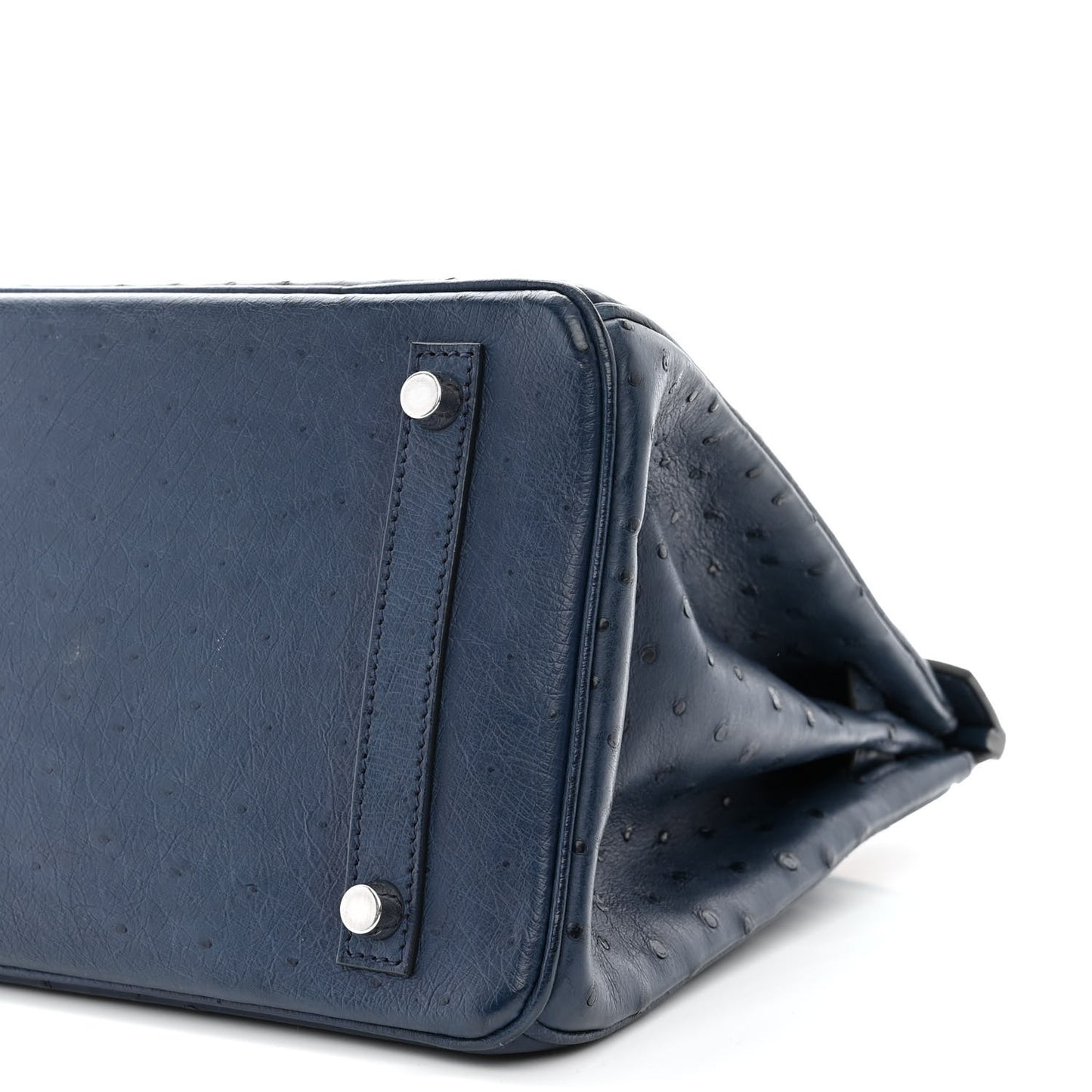 Ostrich Birkin 30 Bleu Roi