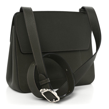 Hermes Togo Mali-Selle PM Messenger Bag Vert De Gris 3 of 9