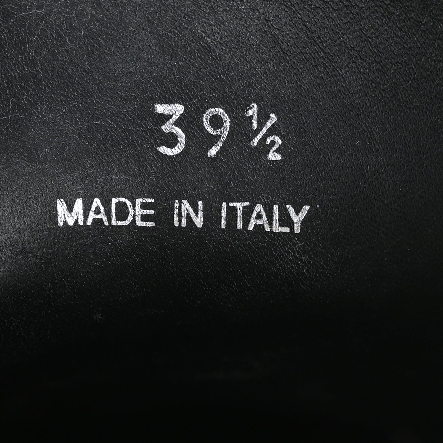 Spazzolato Metal Triangle Logo 40mm Loafer Mules 39.5 Black