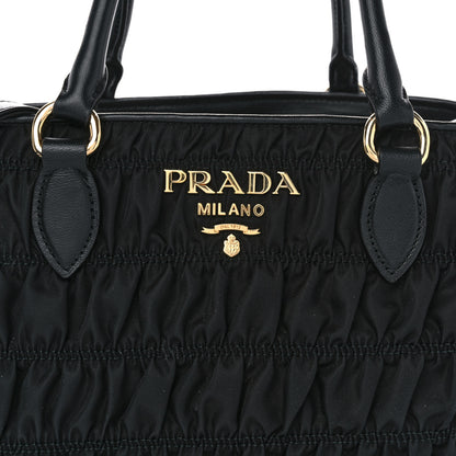 Prada Tessuto Nylon Gaufre Small Tote Black 7 of 9