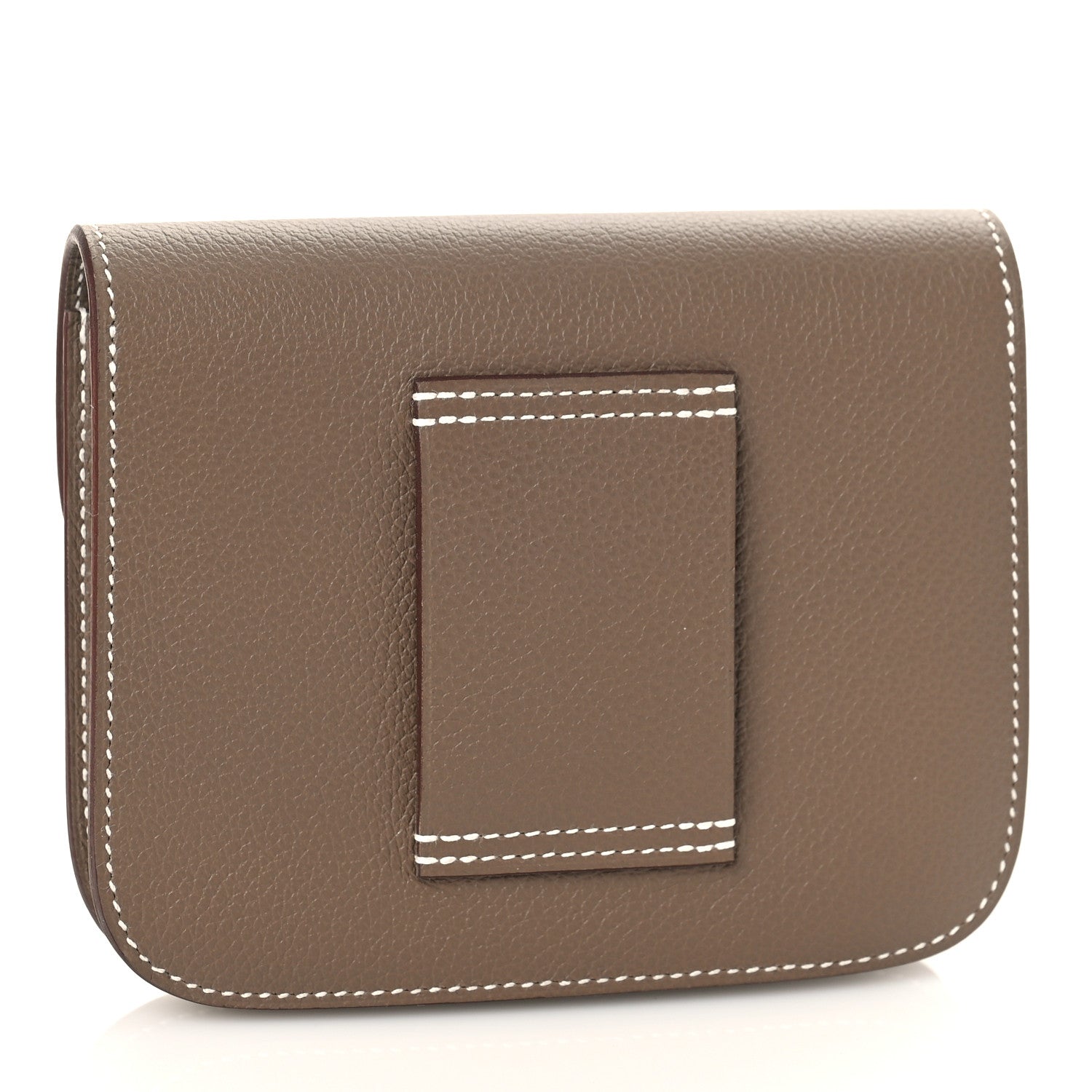 Hermes Evercolor Constance Slim Wallet Etoupe 3 of 10