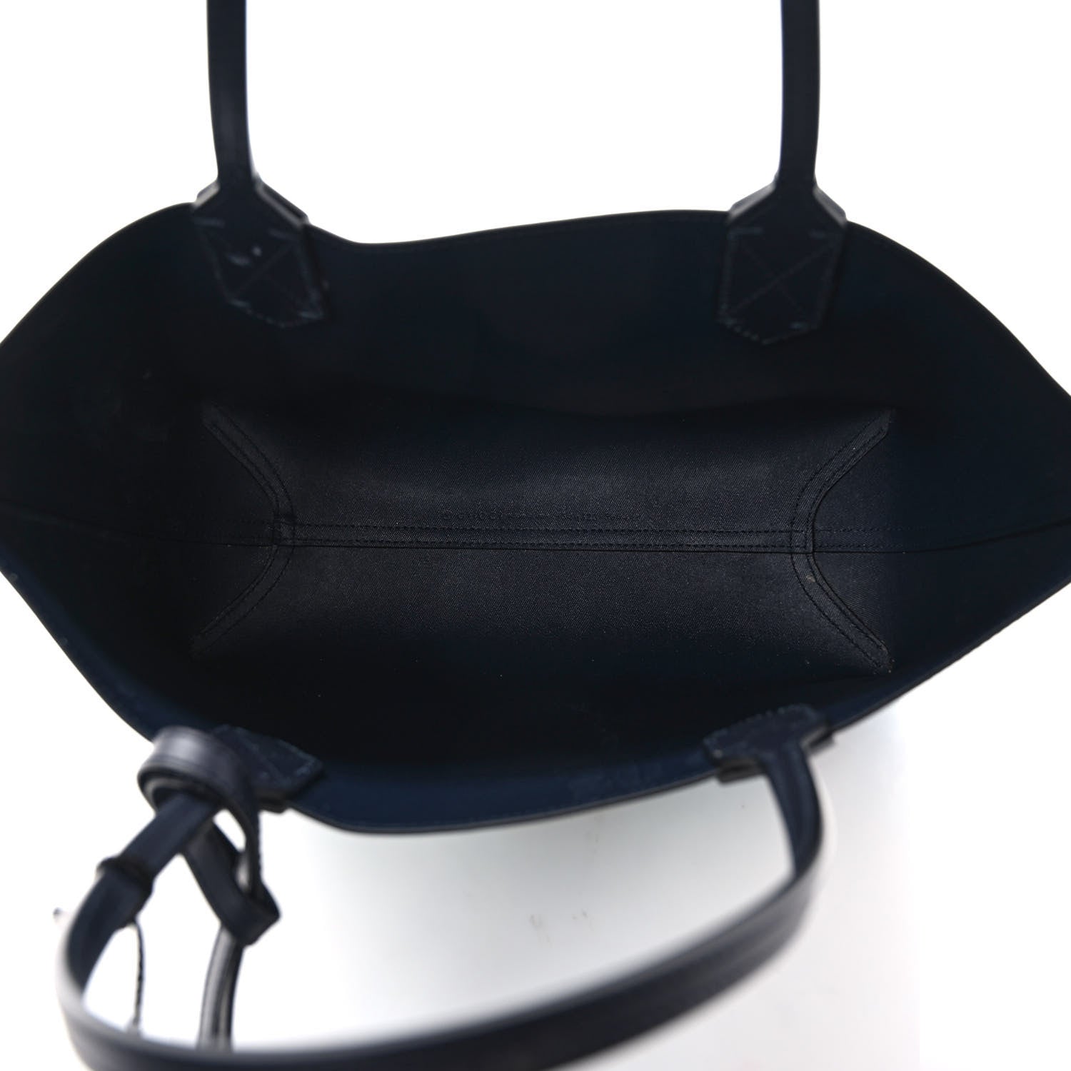 Gucci GG Supreme Monogram Blooms Small Reversible Tote Beige Blue Navy 8 of 17