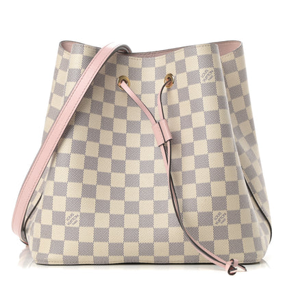 Louis Vuitton Damier Azur Neonoe MM Eau De Rose 1 of 13