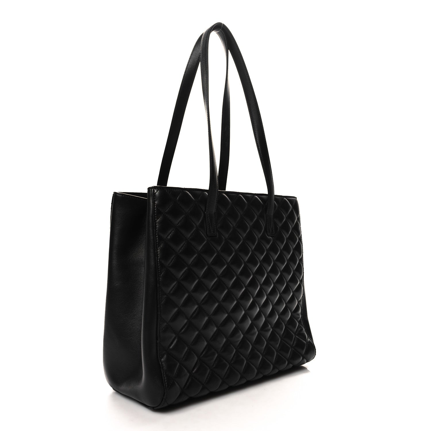 Versace Nappa Quilted Medusa Tote Black 4 of 13