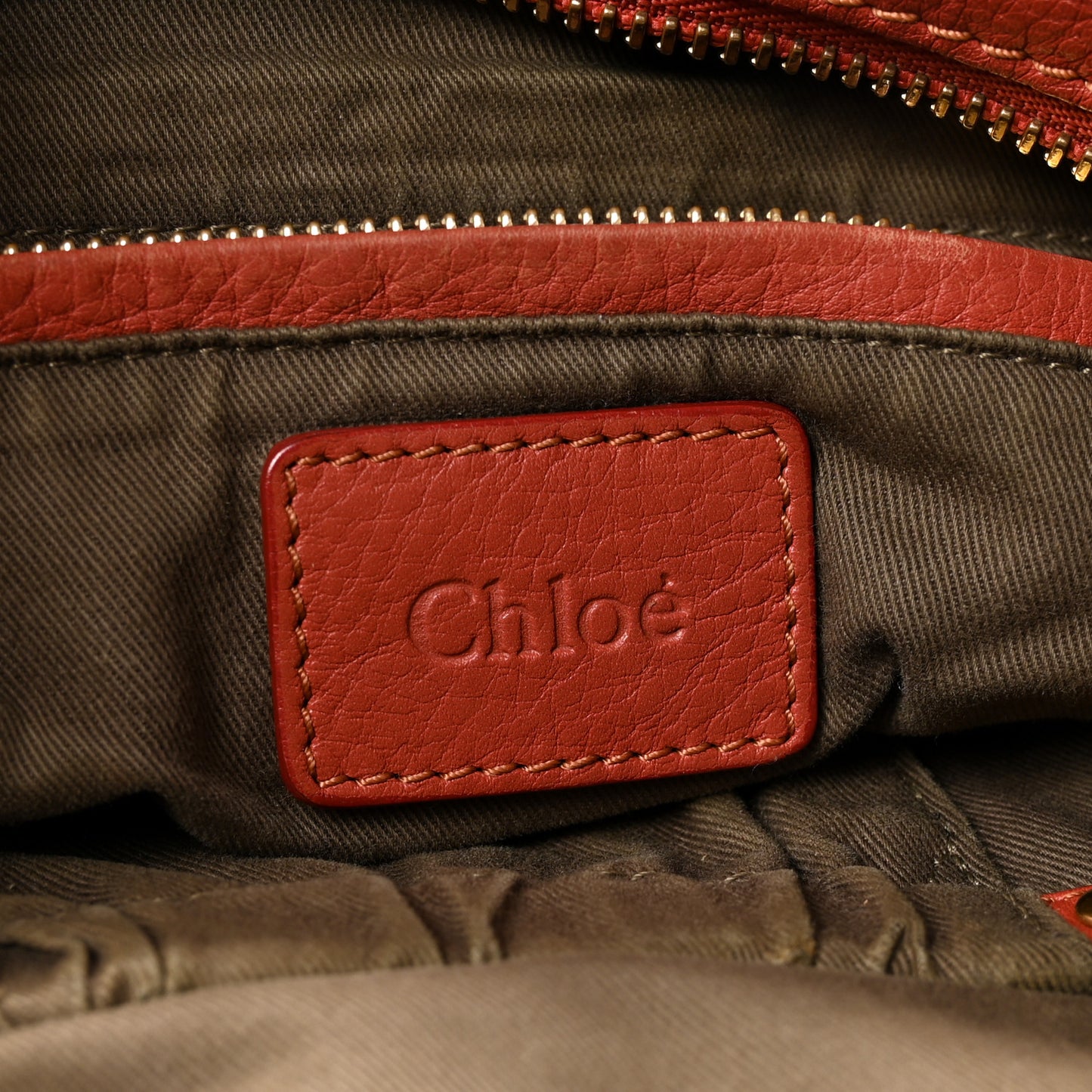 Calfskin Large Marcie Satchel Maple Leaf