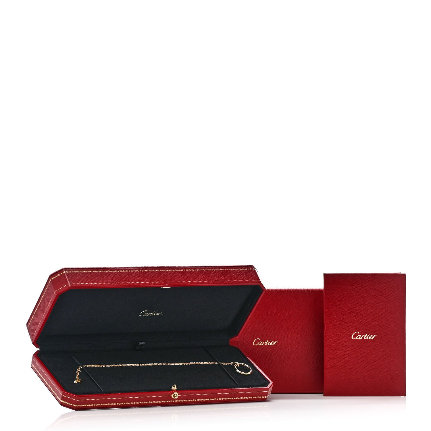 Cartier 18K Yellow Gold Diamond Juste Un Clou Pendant Necklace 7 of 7