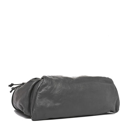 Gucci Piuma Lux Energy Monochrome Double G Drawstring Tote Grey 4 of 10