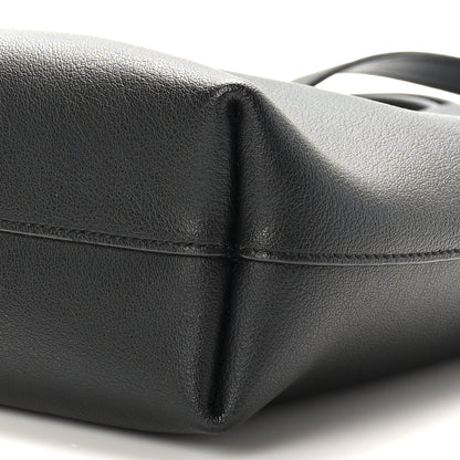 Saint Laurent Calfskin Toy Shopping Tote Black 9 of 9