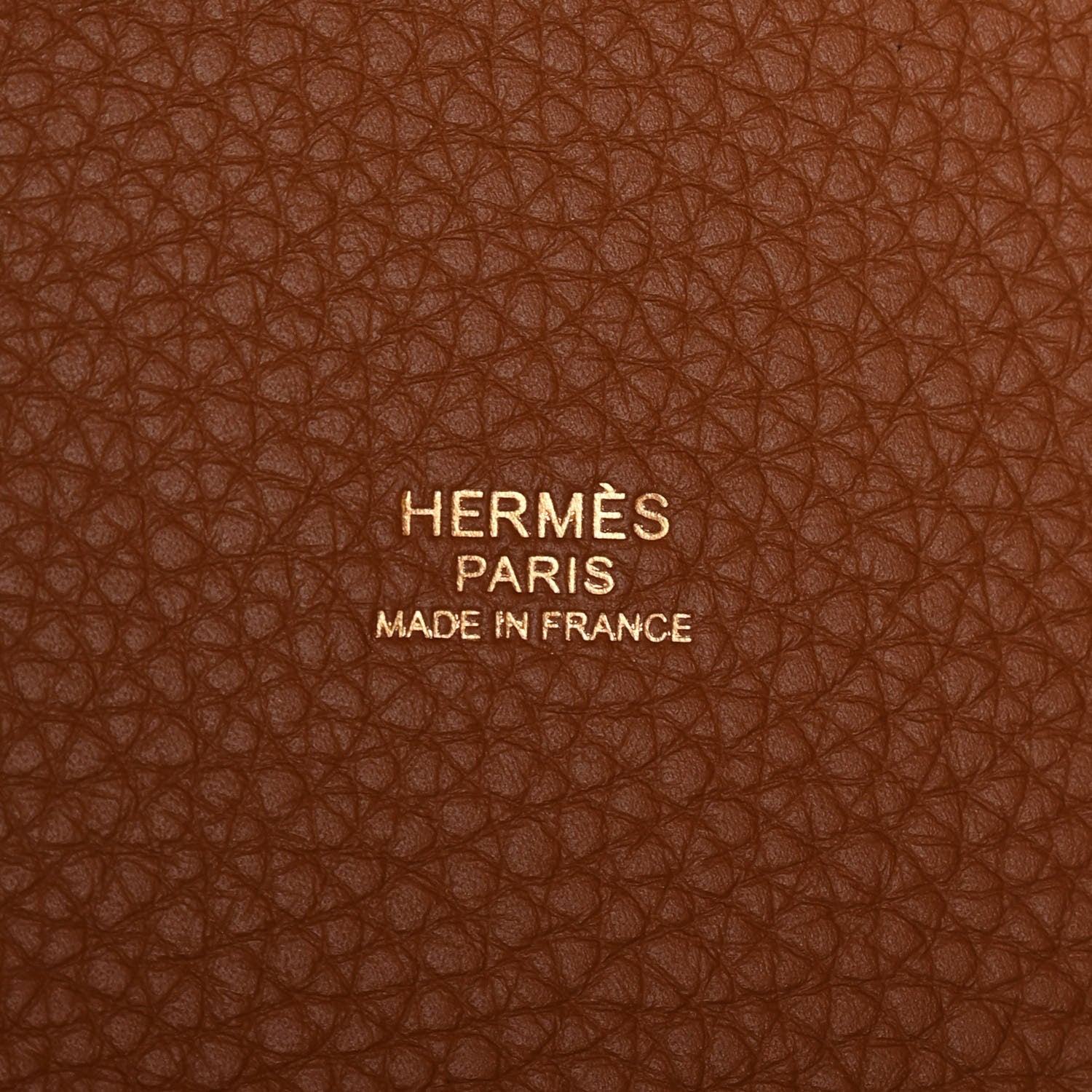 Hermes Taurillon Clemence Picotin Lock 22 MM Gold 6 of 13