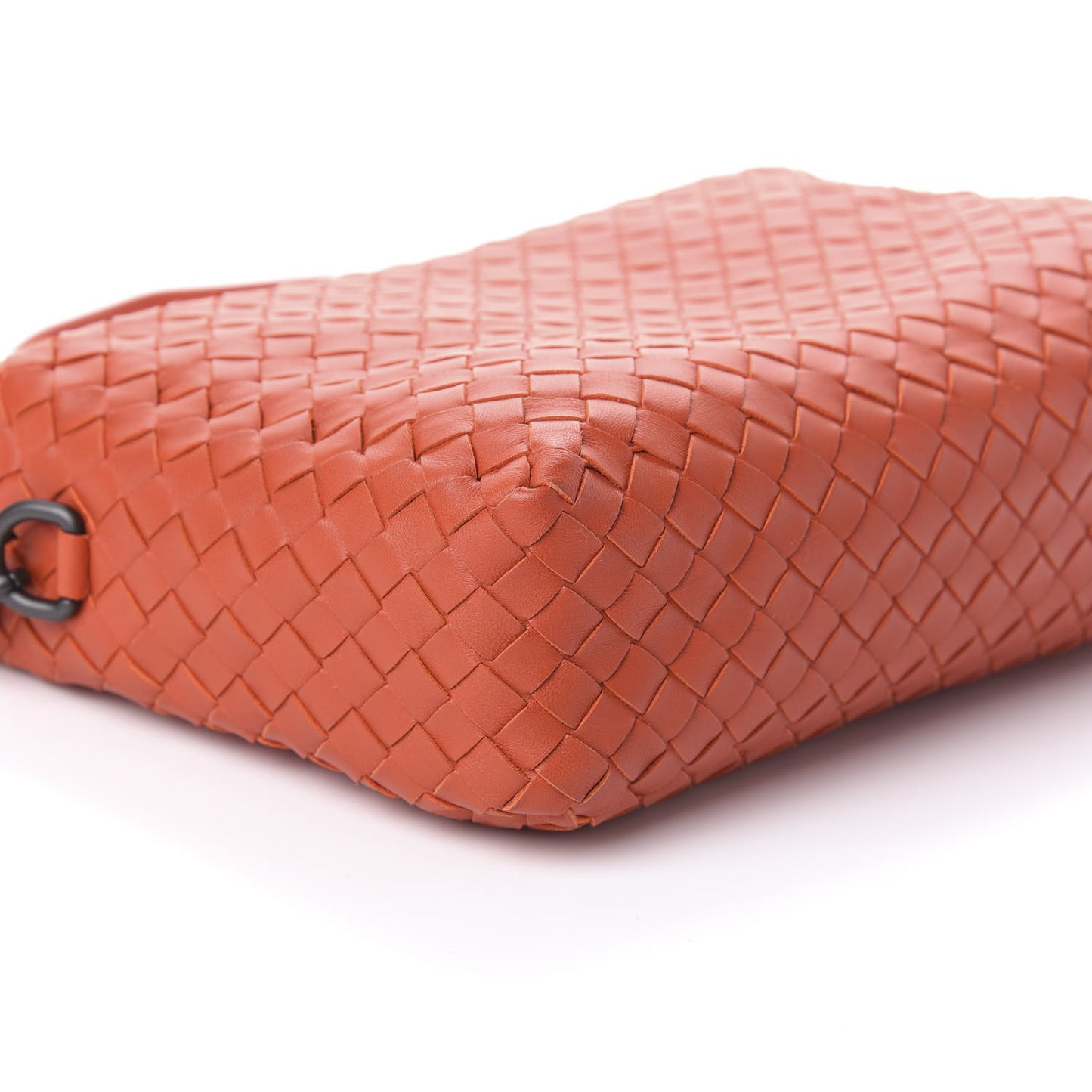 Nappa Intrecciato Small Camera Bag Terracota
