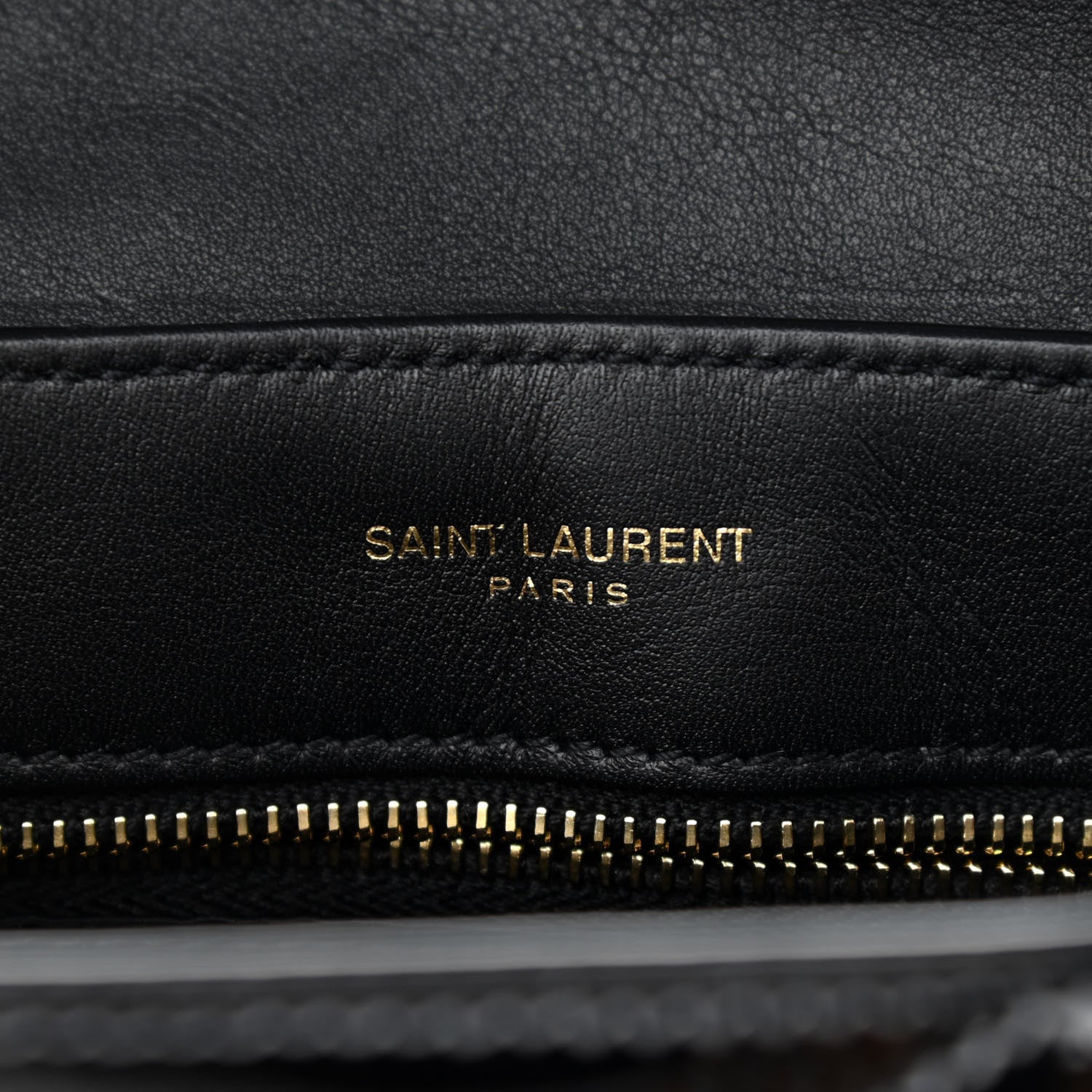 Saint Laurent Patent Y Quilted Monogram Toy Loulou Crossbody Bag Black 7 of 10