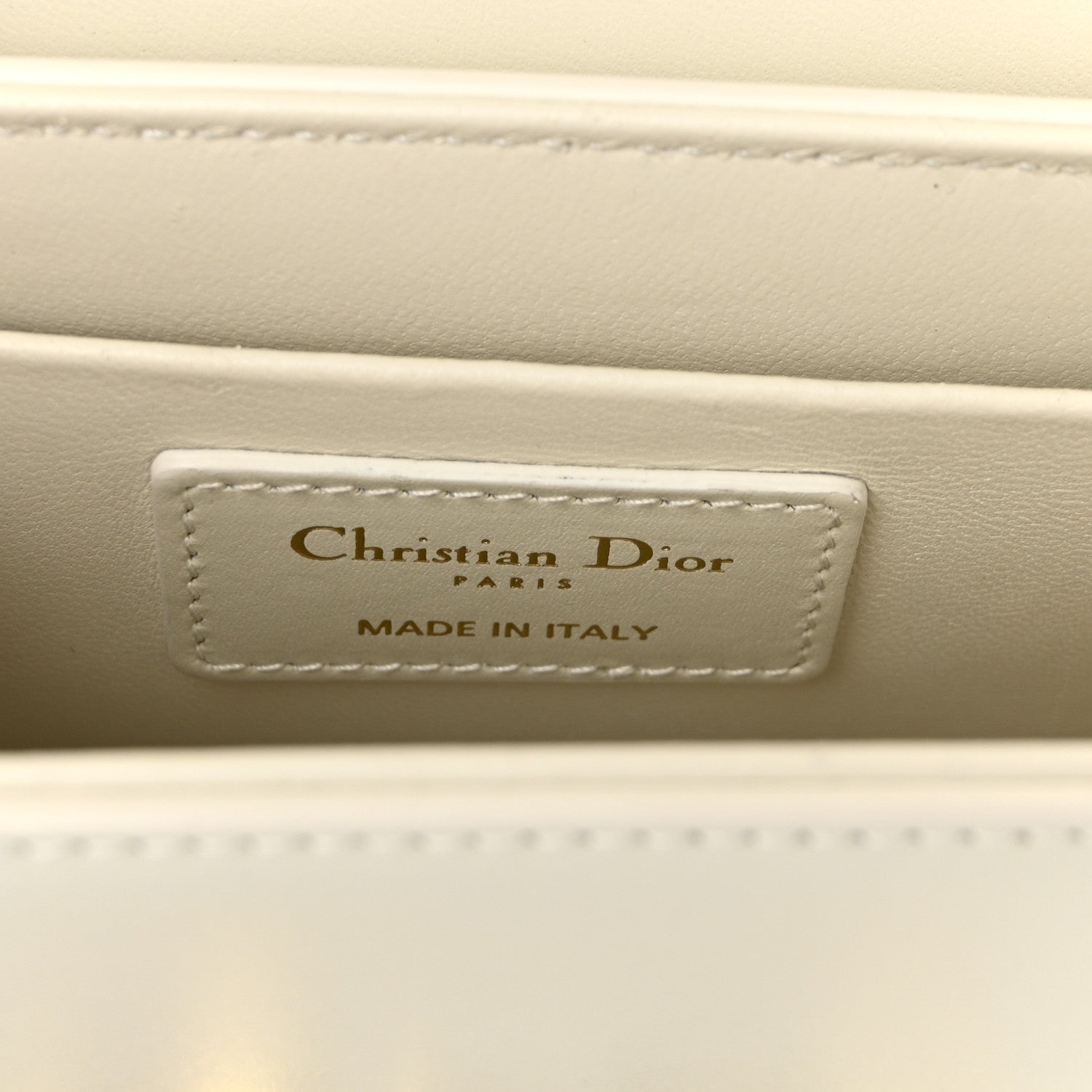 Christian Dior Smooth Calfskin 30 Montaigne Box Bag White 6 of 11