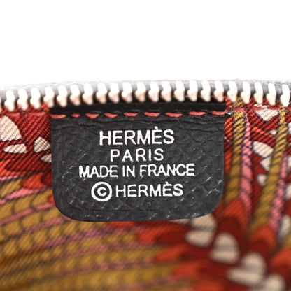 Hermes Epsom Silk'in Coin Purse Black 6 of 10
