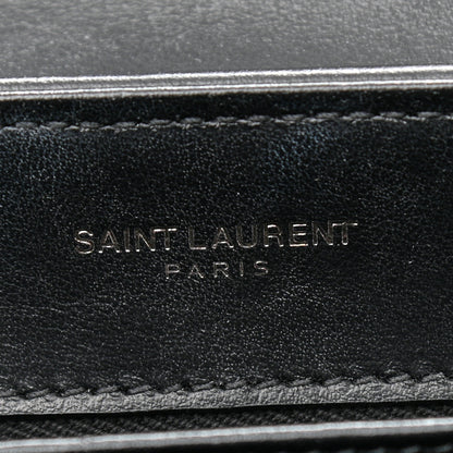 Saint Laurent Calfskin Y Quilted Monogram Toy Loulou Crossbody Bag Black 6 of 11
