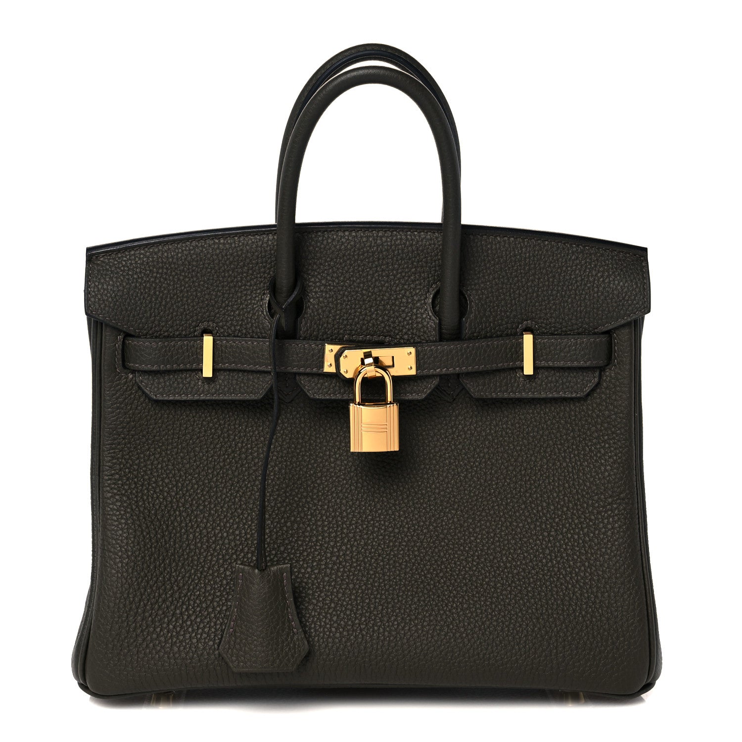 Hermes Togo Birkin 25 Vert De Gris 1 of 11