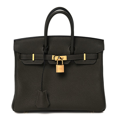 Hermes Togo Birkin 25 Vert De Gris 1 of 11