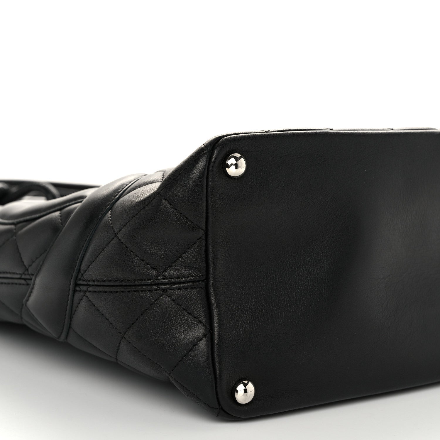 Chanel Calfskin Quilted Medium Cambon Tote Black 9 of 10