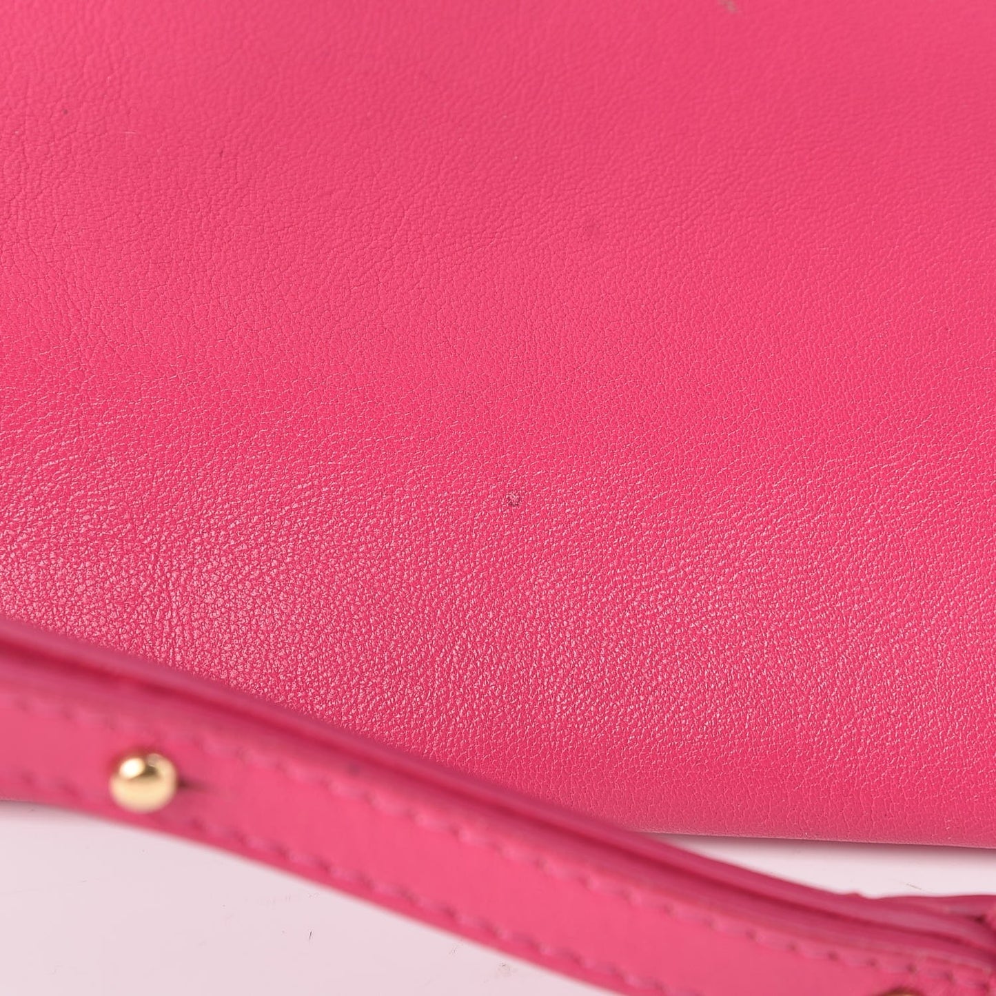 Lambskin Small Trio Crossbody Bag Fluo Fuchsia