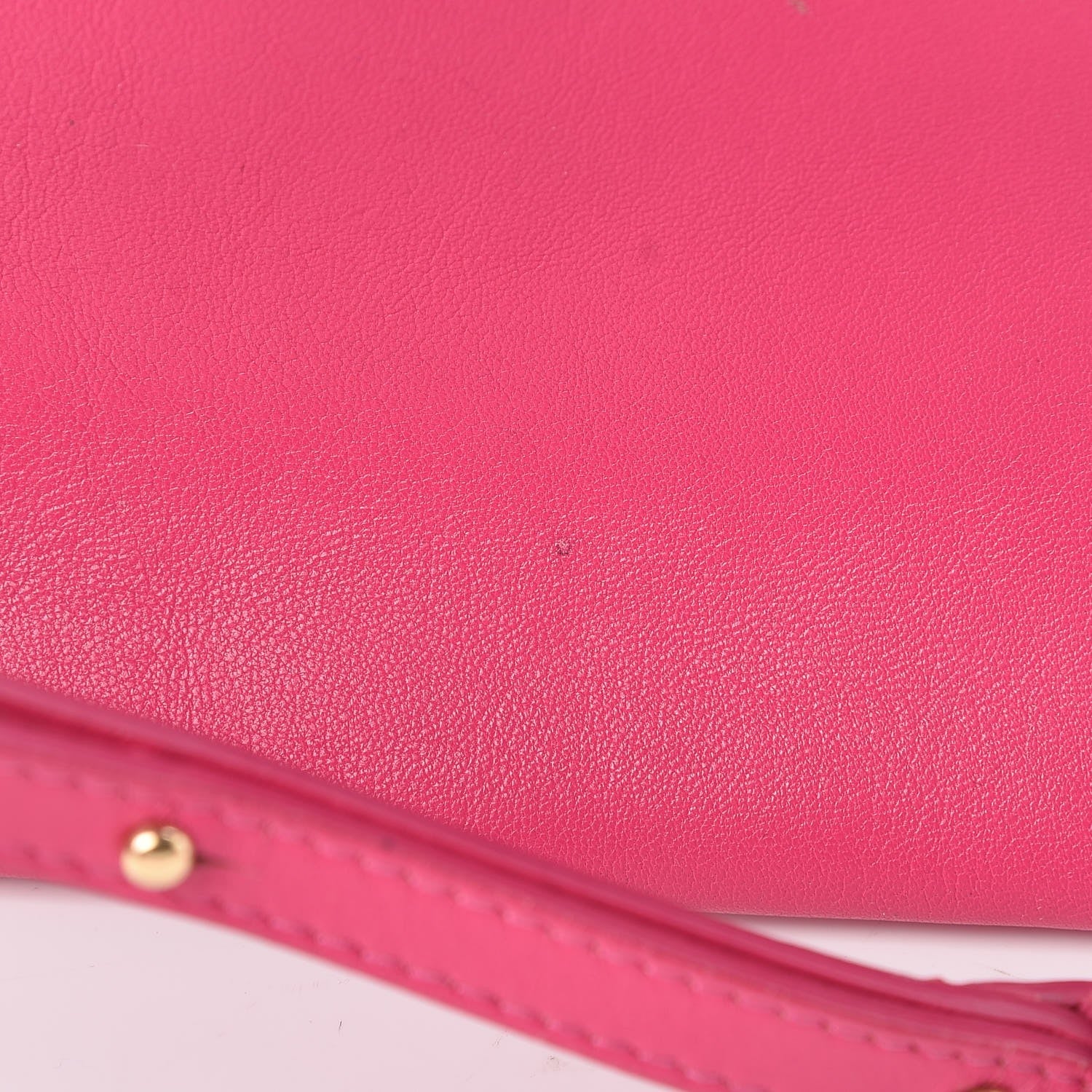 Celine Lambskin Small Trio Crossbody Bag Fluo Fuchsia 19 of 20