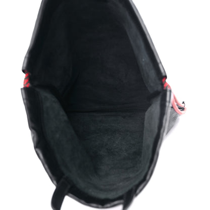 Gucci Calfskin Logo Drawstring Backpack Black 5 of 9