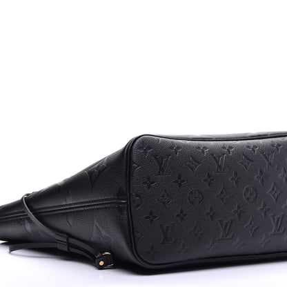 Louis Vuitton Empreinte Monogram Giant Neverfull MM Black 7 of 9