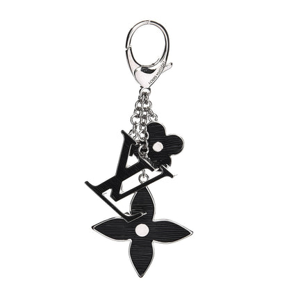 Louis Vuitton Fleur d'Epi Bag Charm Black 1 of 4