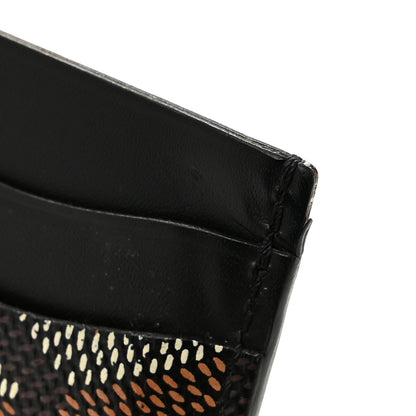 Goyard Goyardine Saint Sulpice Card Holder Black 9 of 11