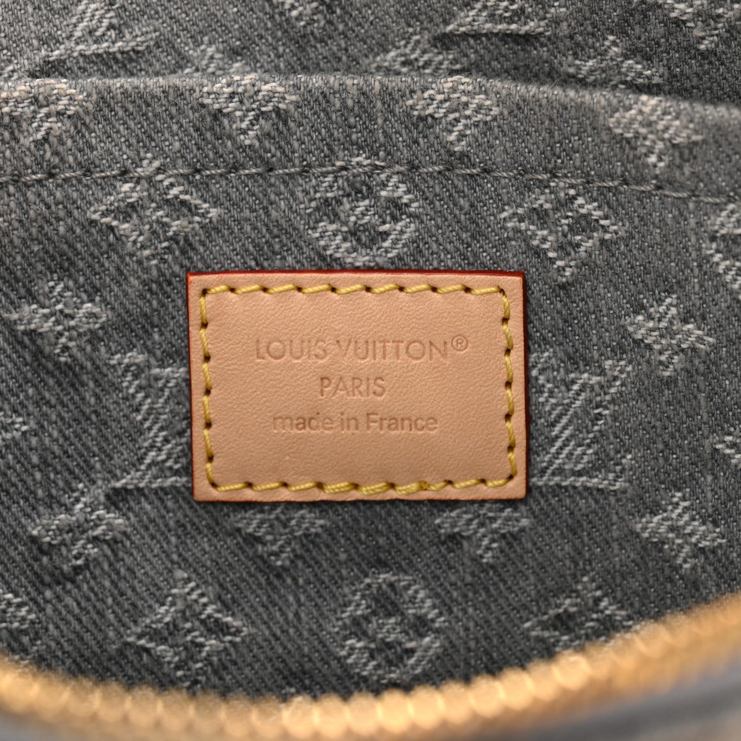 Louis Vuitton Monogram Denim Speedy Soft 30 Washed Gray 6 of 9