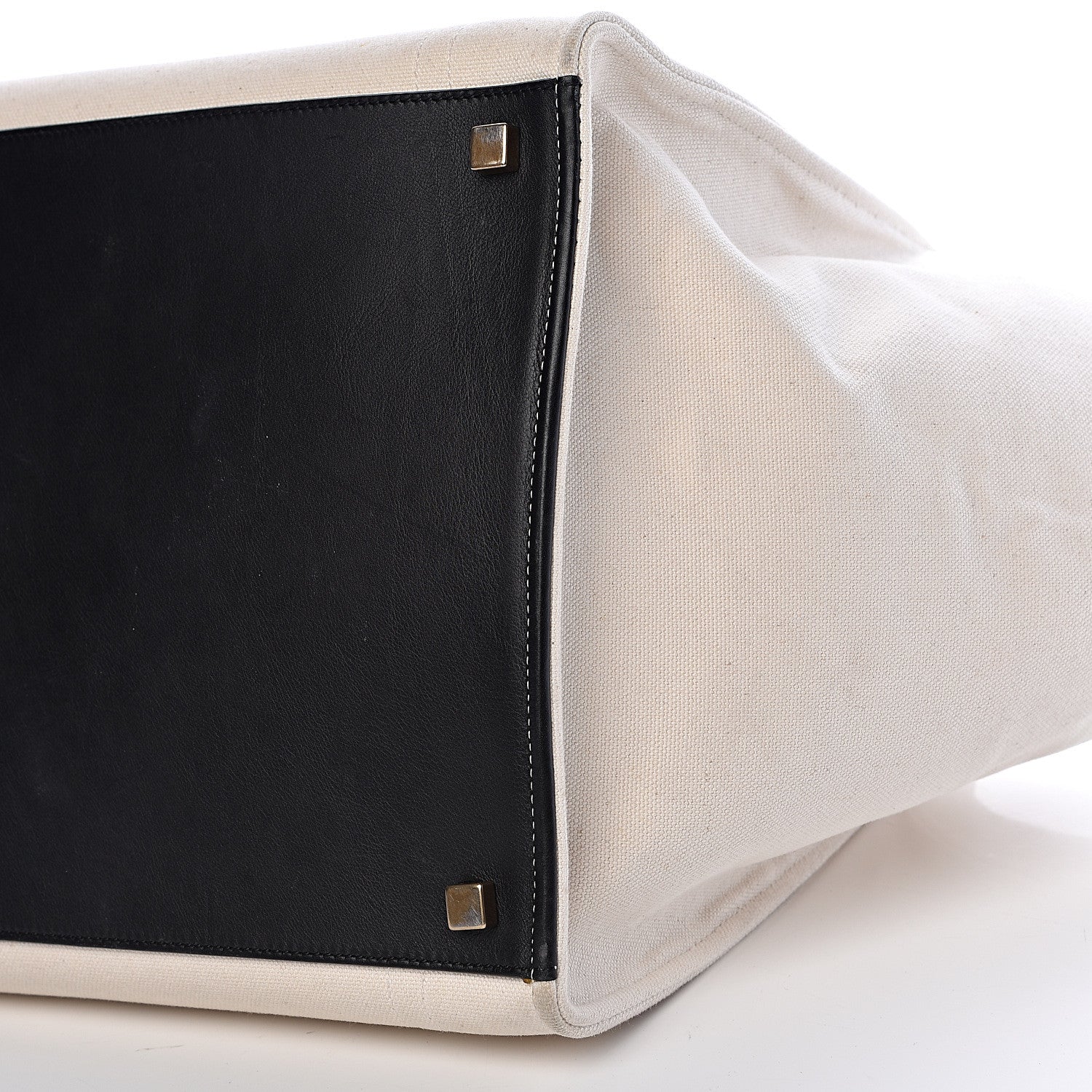 Celine Cotton Canvas Medium Phantom Luggage White 18 of 20