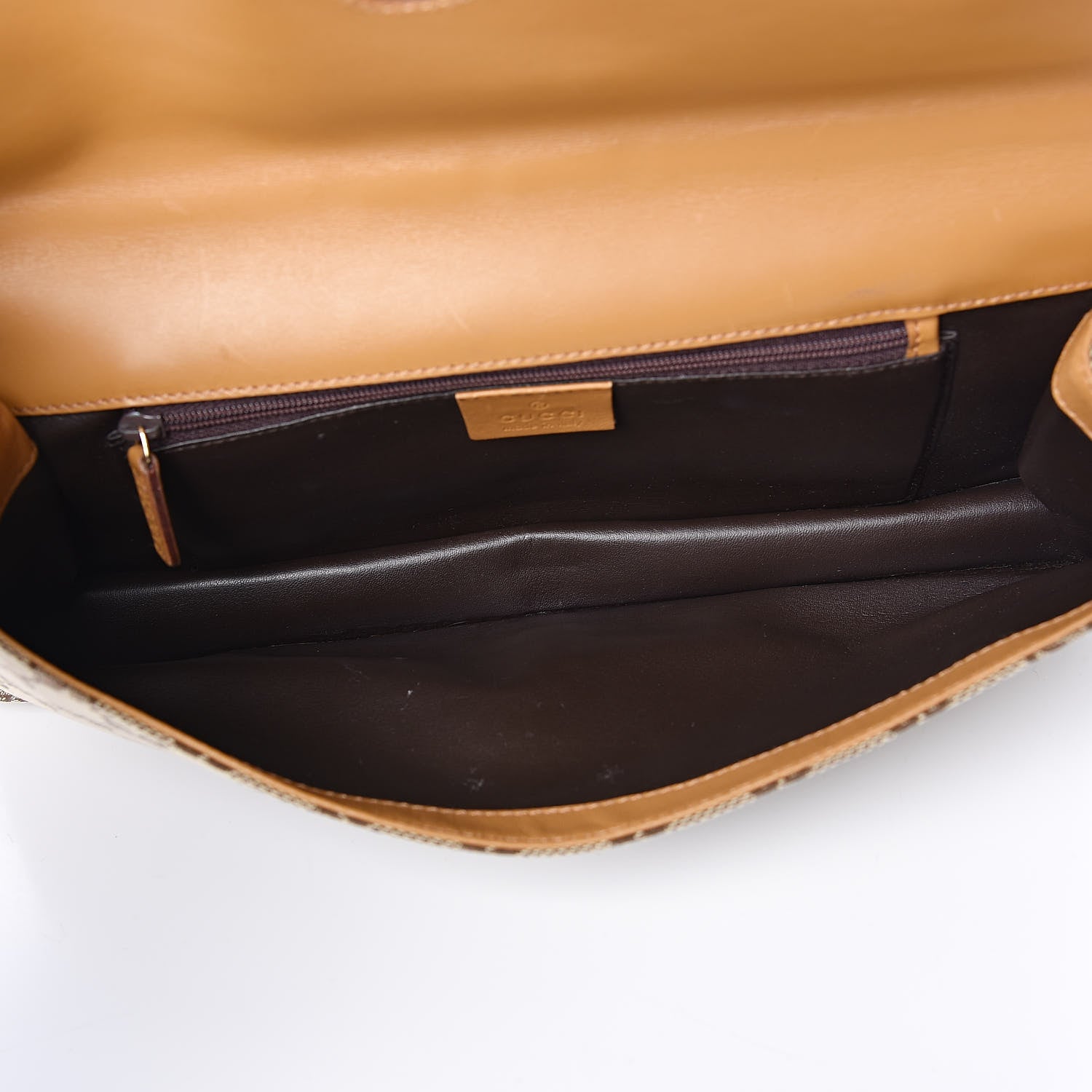 Gucci Monogram Clutch Brown 5 of 10