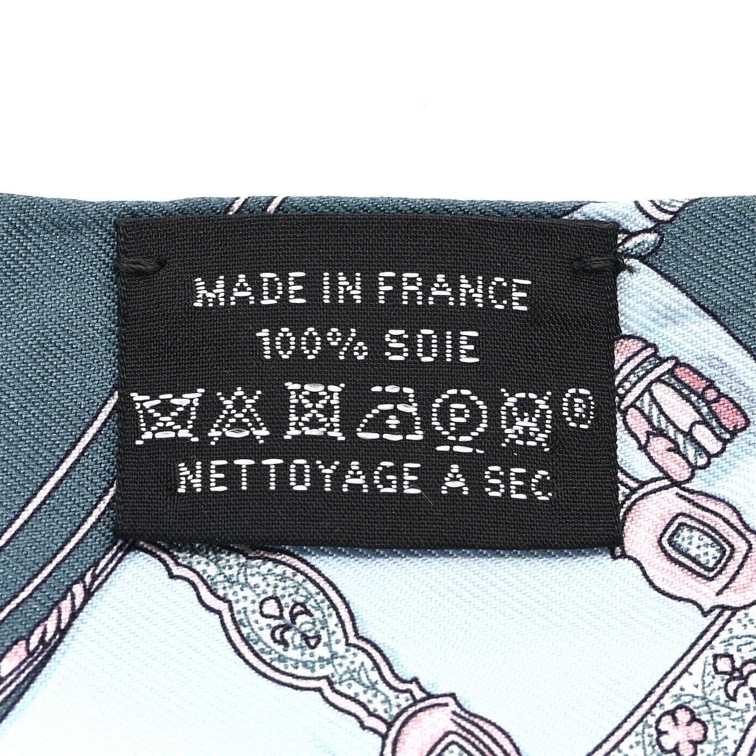 Hermes Silk Grand Apparat Twilly Vert Argile Rose 8 of 8