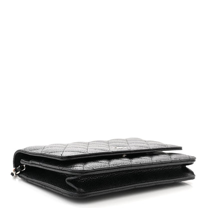 Chanel Caviar Quilted Wallet on Chain WOC Black 4 of 12