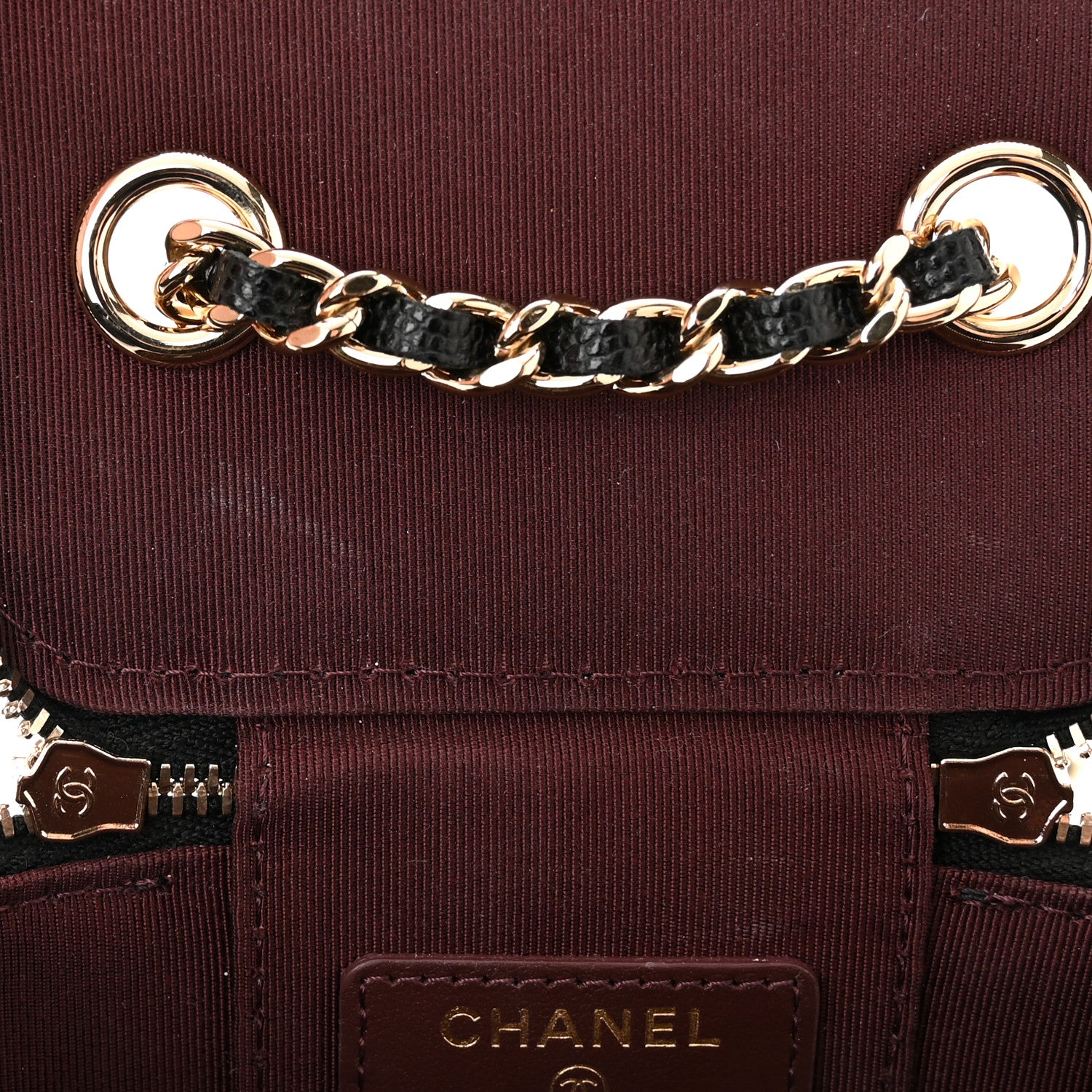 Chanel Caviar Quilted Mini Vanity Case With Chain Black 11 of 11