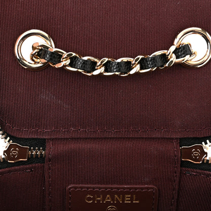Chanel Caviar Quilted Mini Vanity Case With Chain Black 11 of 11