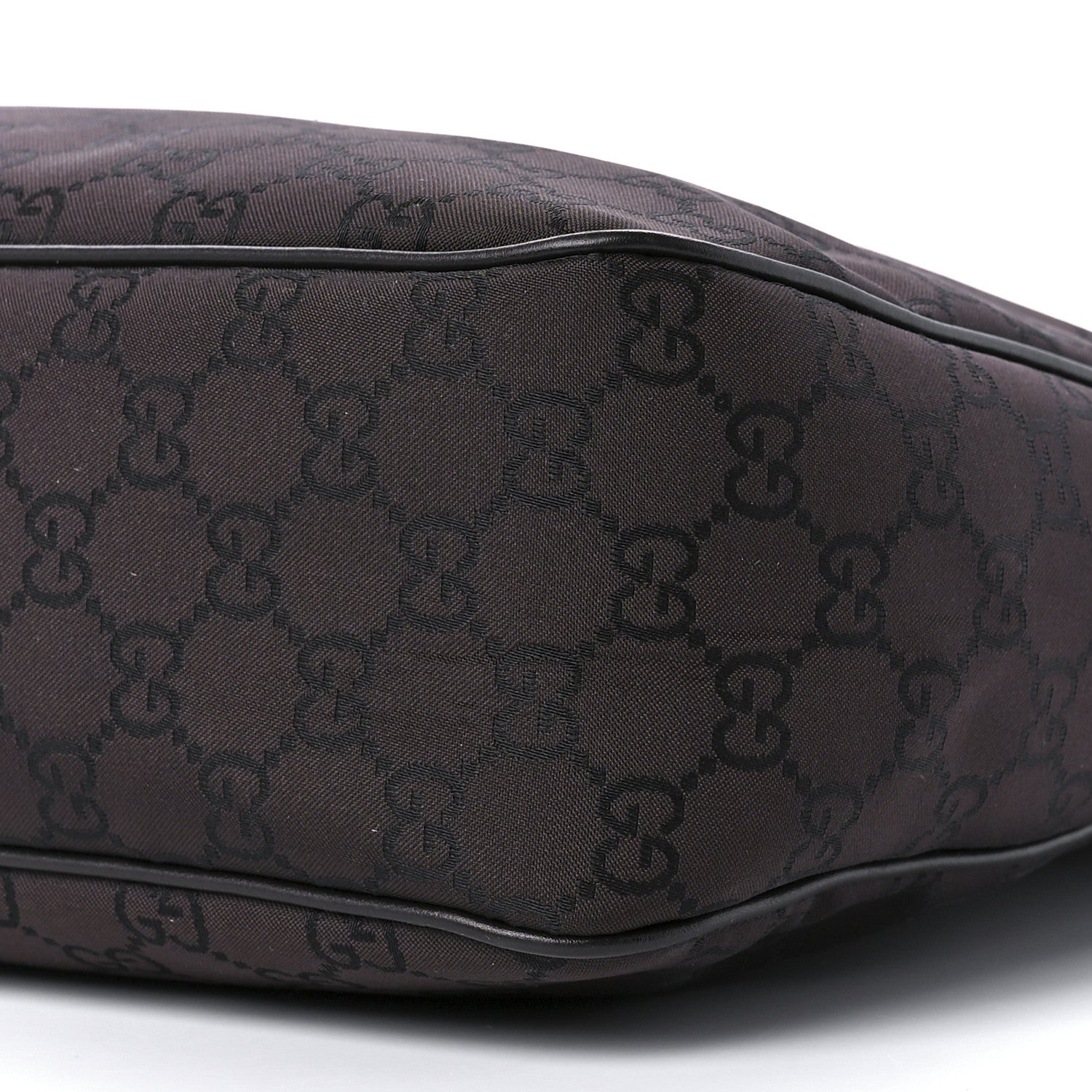 Gucci Canvas Shoulder Bag Brown 10 of 12