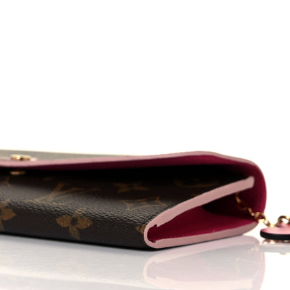 Louis Vuitton Monogram Bloom Flower Emilie Wallet 8 of 9
