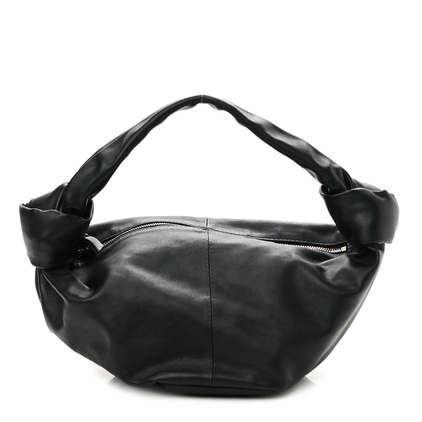 Calfskin Mini Double Knot Bag Black