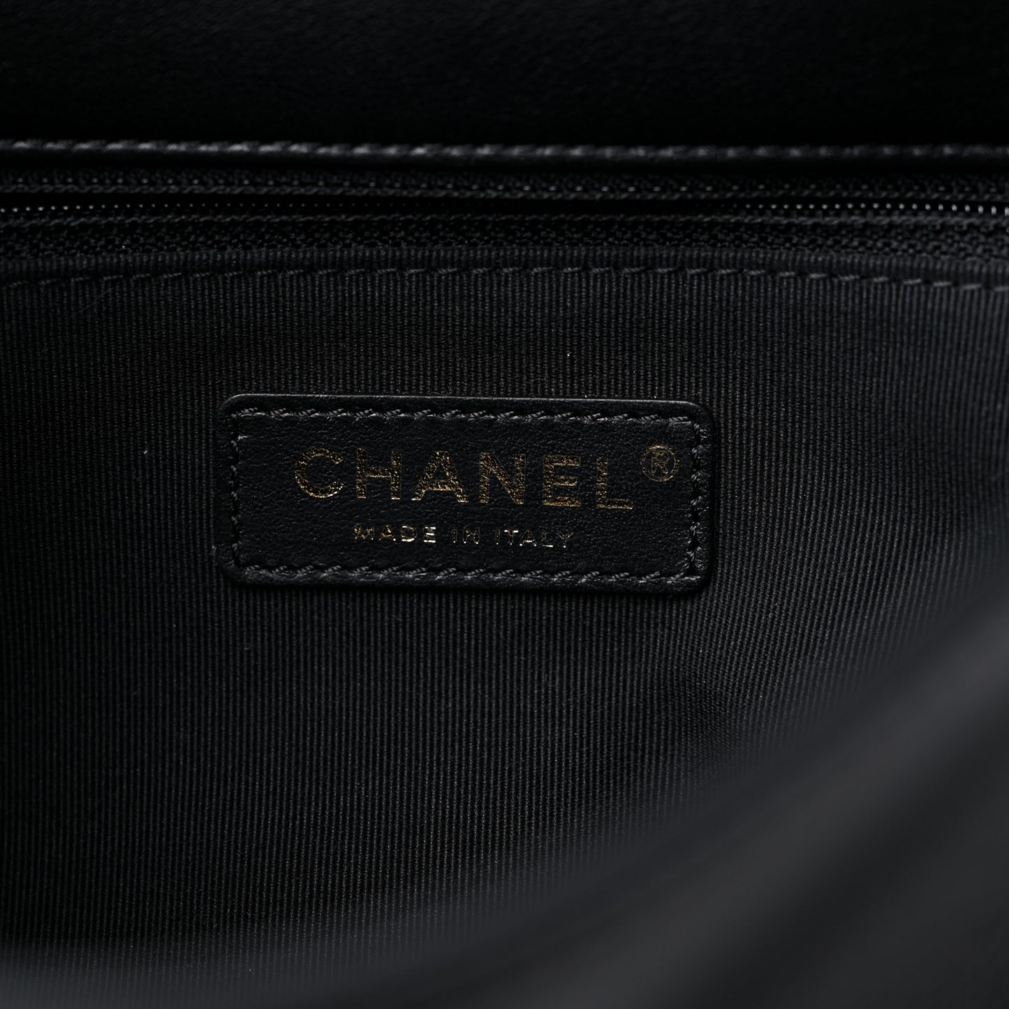 Lambskin Quilted Chain To Chain Flap Black
