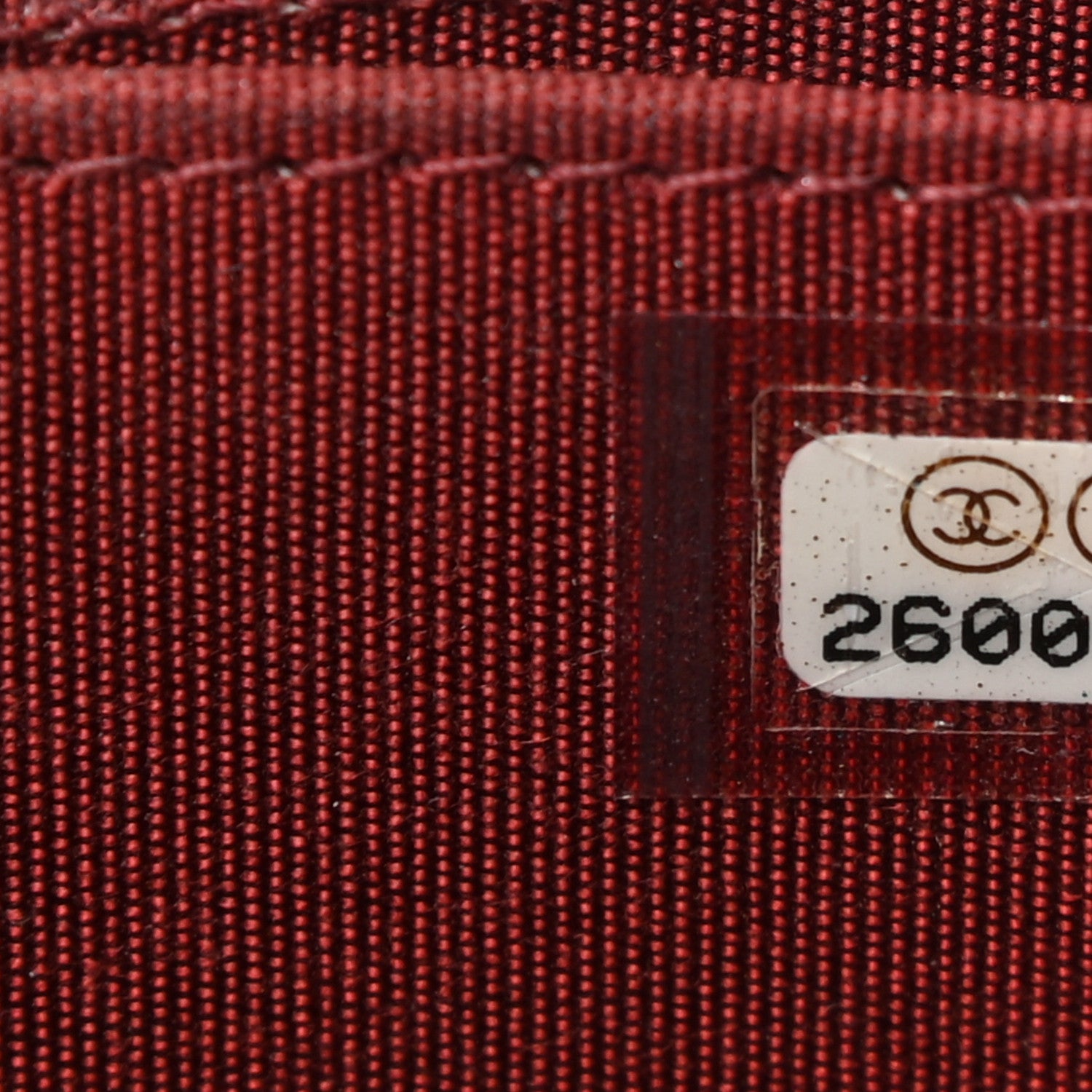 Chanel Caviar Quilted Boy Zip Around Coin Purse Wallet Burgundy 7 of 7