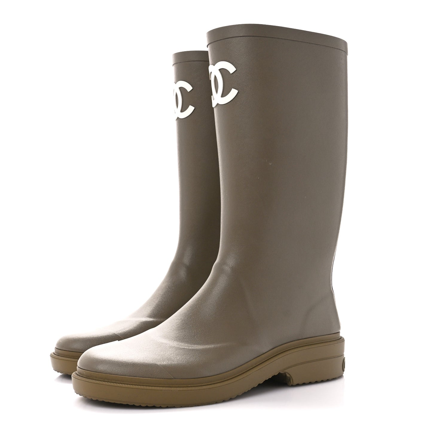 Caoutchouk CC High Boots 39 Dark Beige